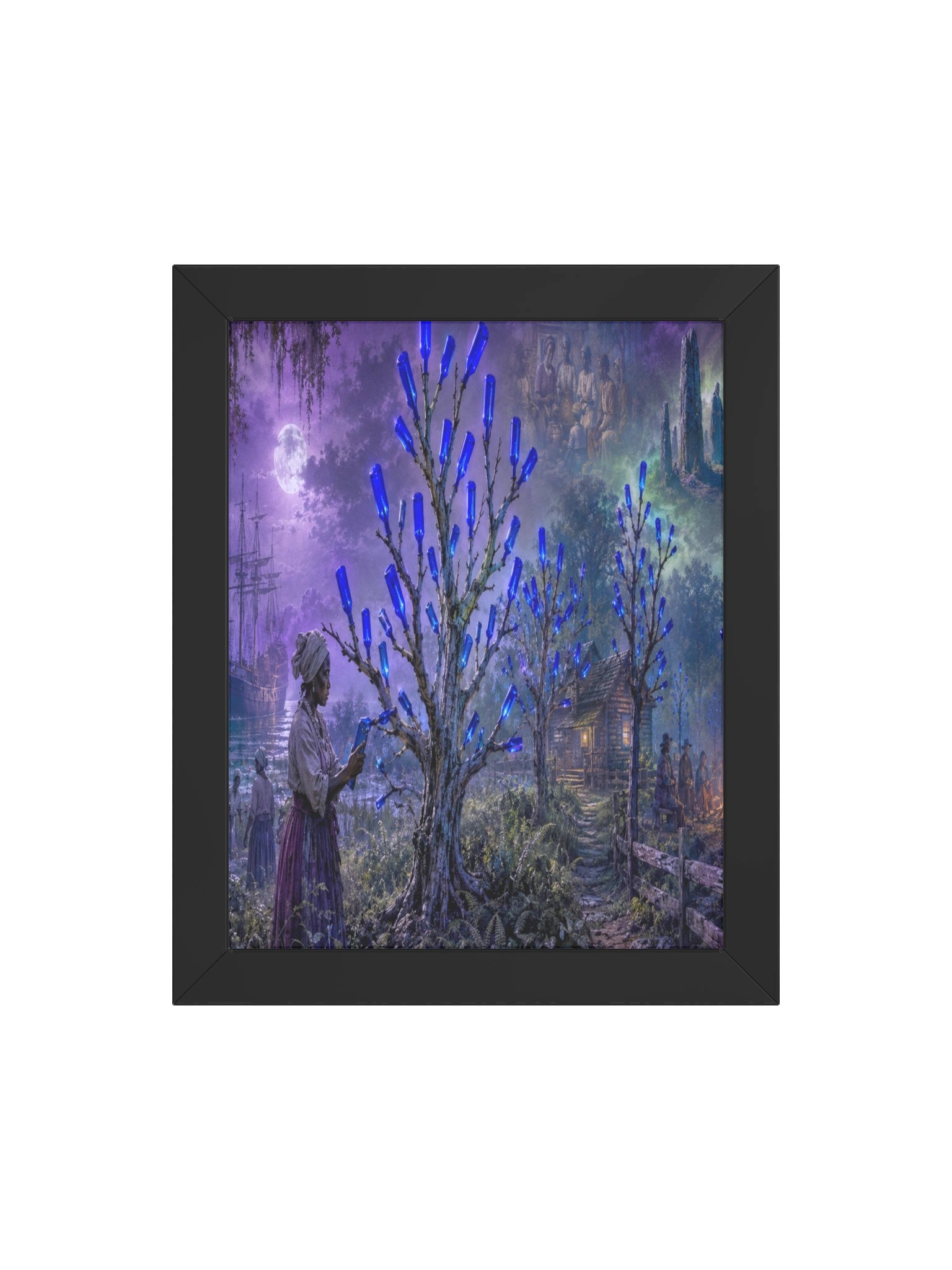 THE BOTTLE TREES FRAMED PRINT product image (4)