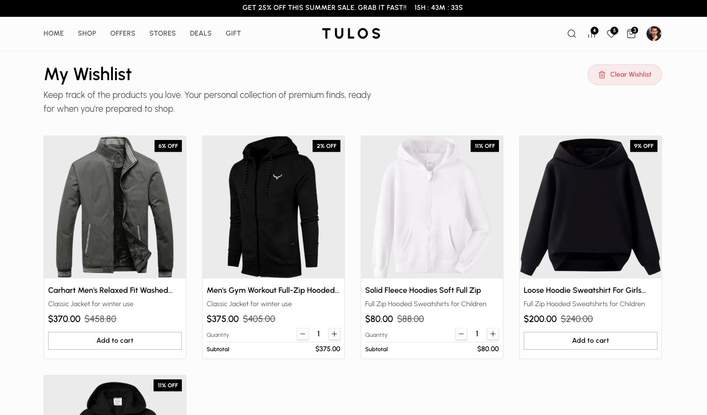 Tulos — The Ultimate Full-Stack E-Commerce Platform (Next.js 16+ & Tailwind v4) product image (4)