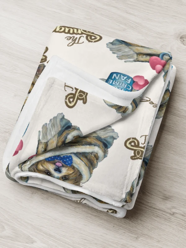 The Snuggle Is Real Cozy True Crime Throw Blanket product image (9)