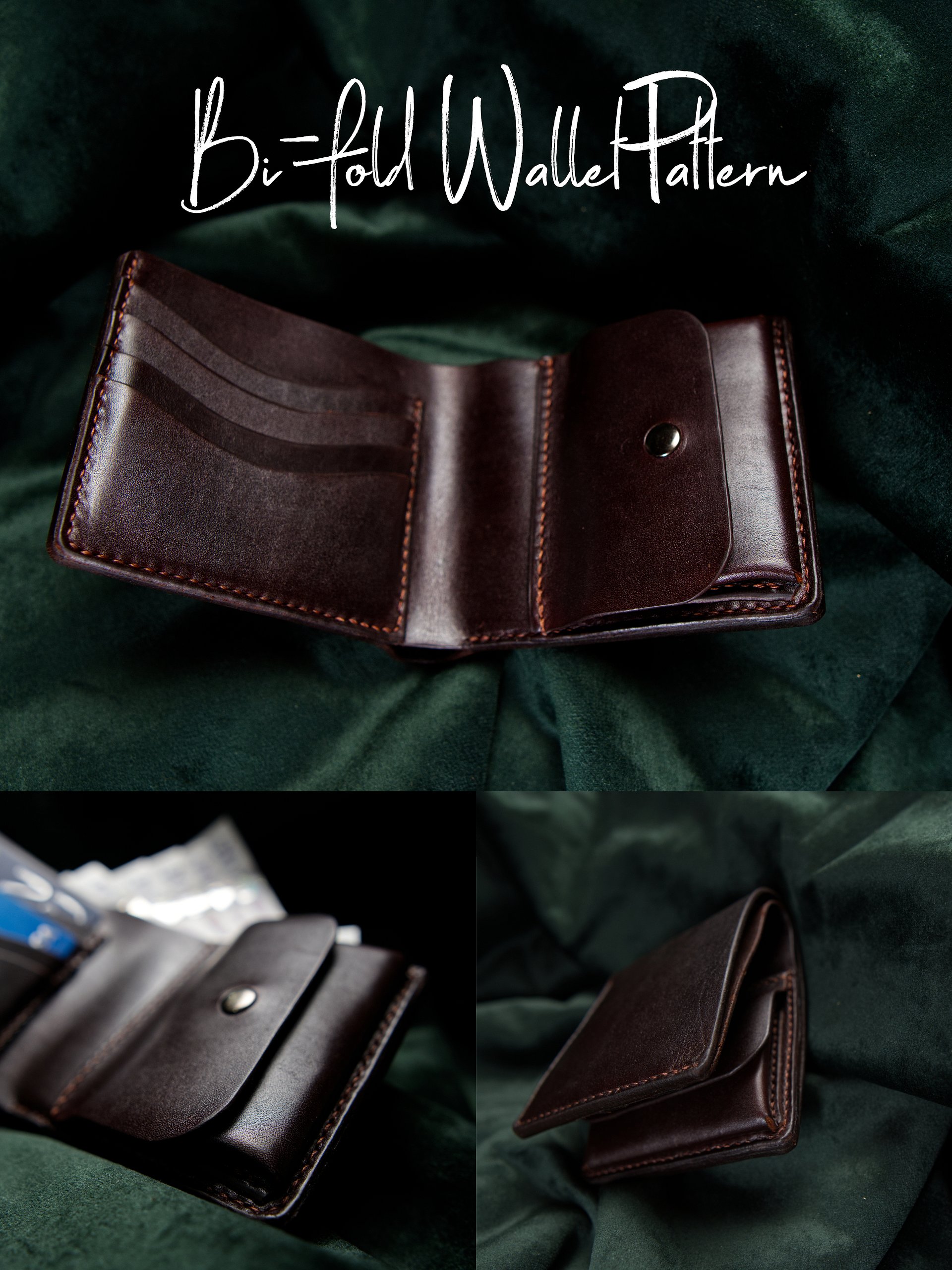 bi-fold wallet PDF pattern product image (1)