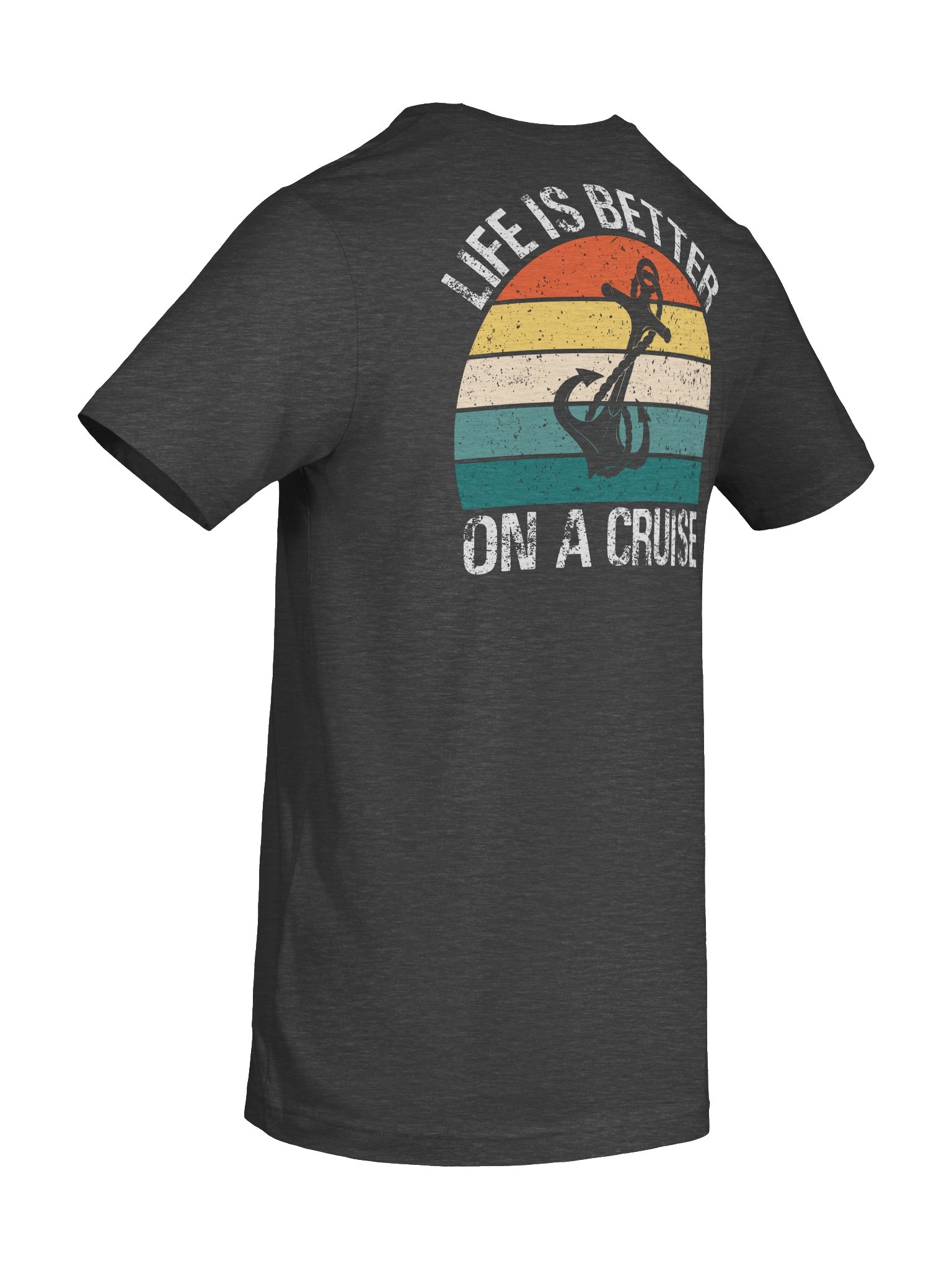 Life Is Better on a Cruise T-Shirt | Retro Cruise Vacation Shirt product image (48)
