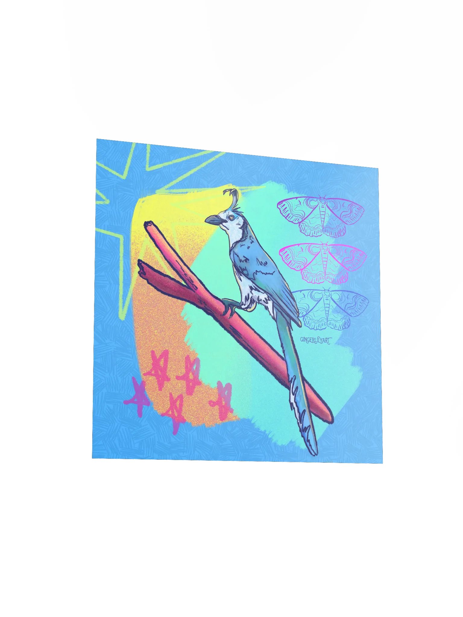 magpie jay print product image (10)