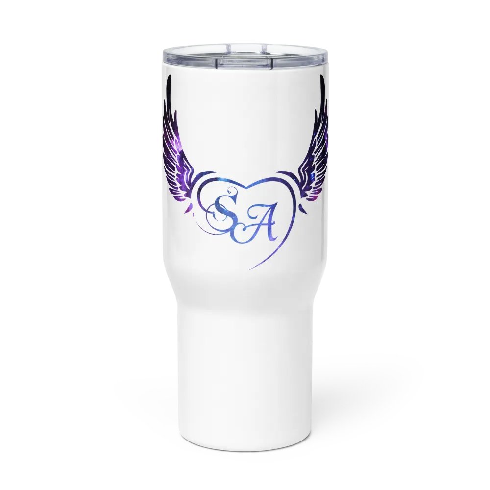 Galaxy Angel Wings Travel Mug product image (1)