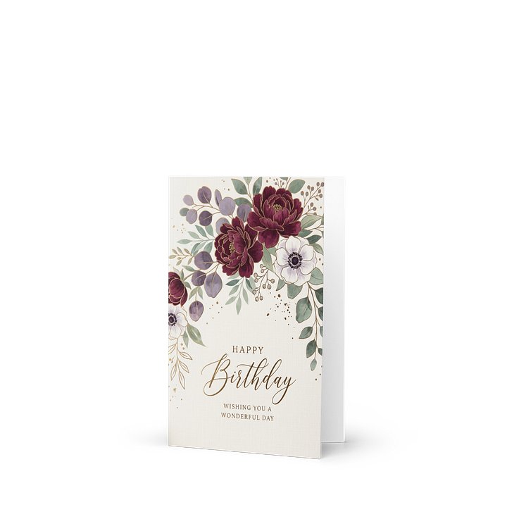 Floral Birthday Card product image (1)