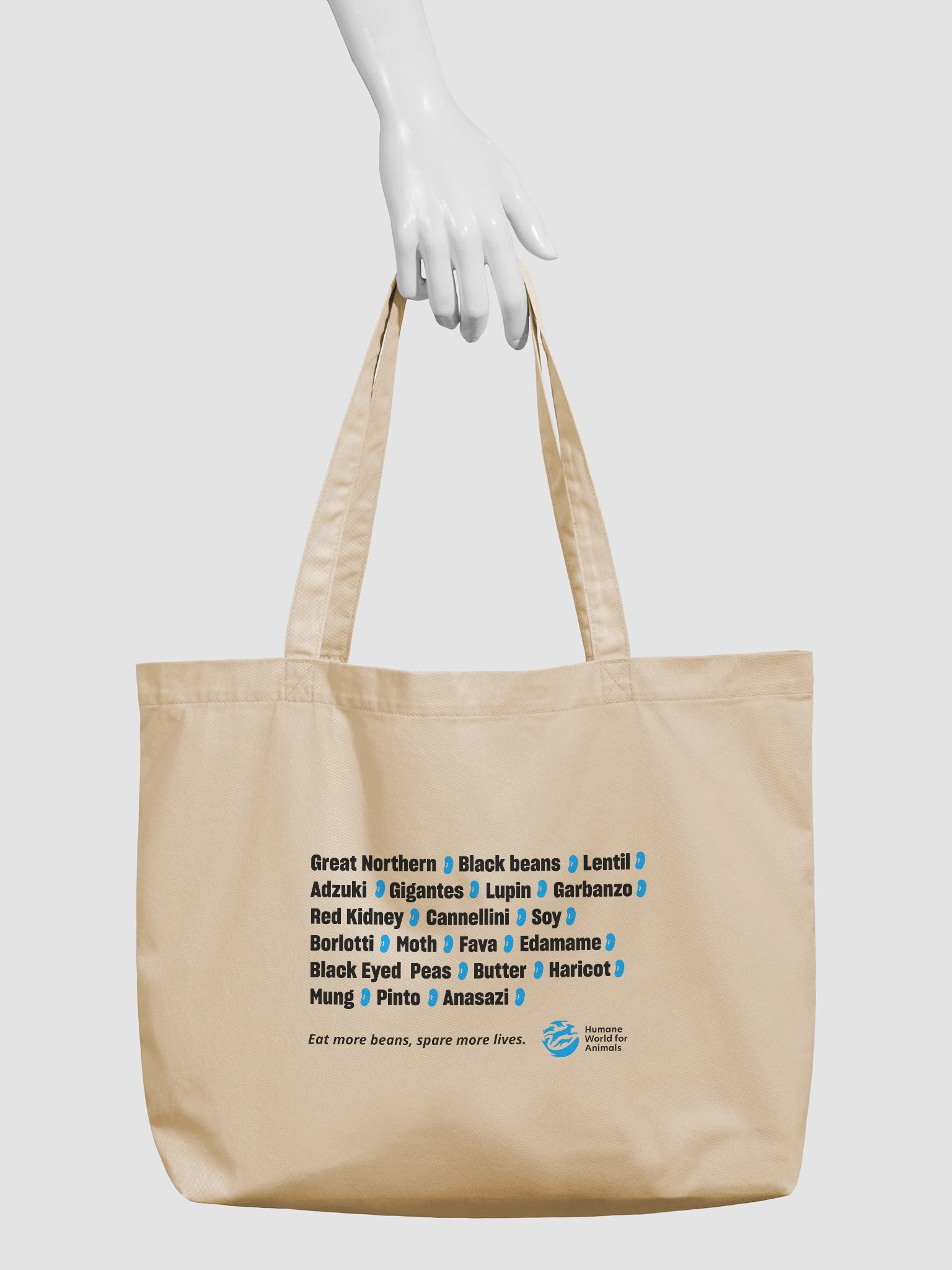 Beans list - Tote bag - Tan product image (2)