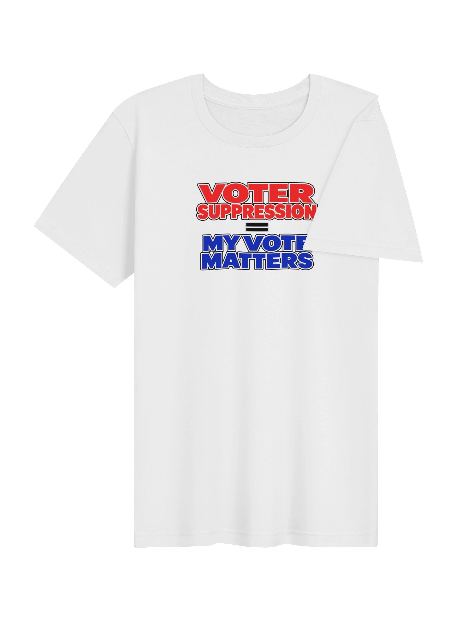 Voter Suppression Tee - White product image (4)