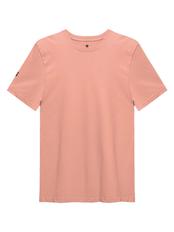 Slim Fit Lightweight Lucky Pineapple® Minimalist Sleeve Solid Color Unisex T-Shirt (White & Light Colors) product image (1)