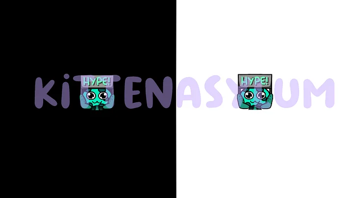 Jellyfish🍥 - Static Hype Emote in Teal product image (1)