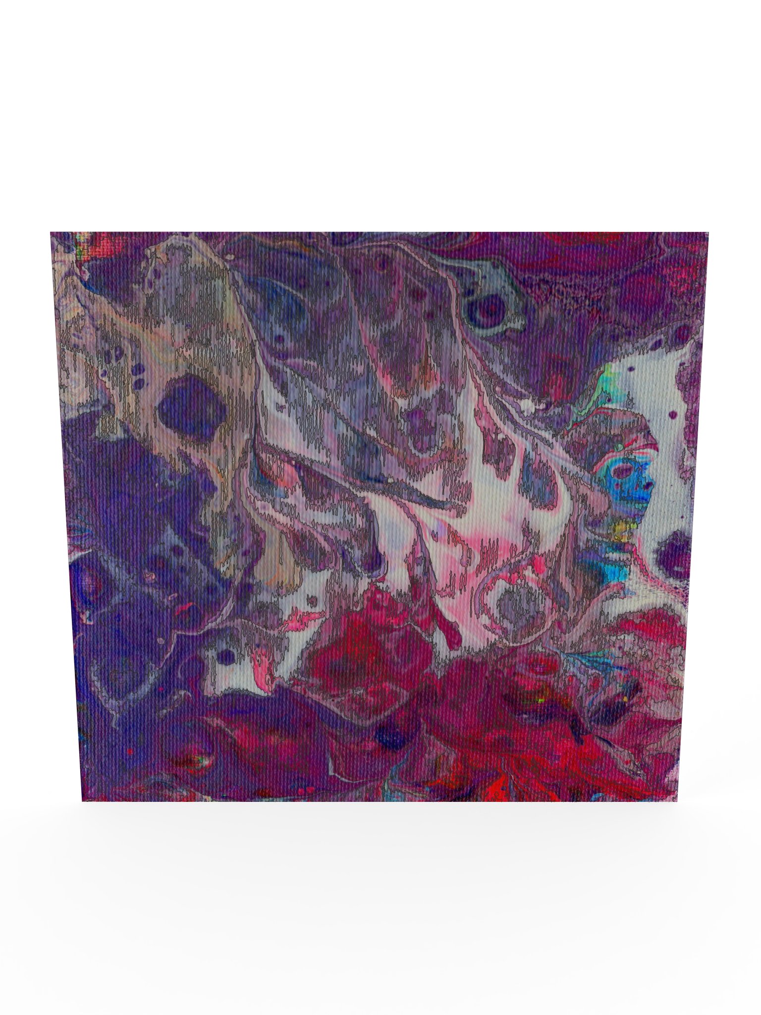 Glitched Abstract Color Burst Poster product image (15)