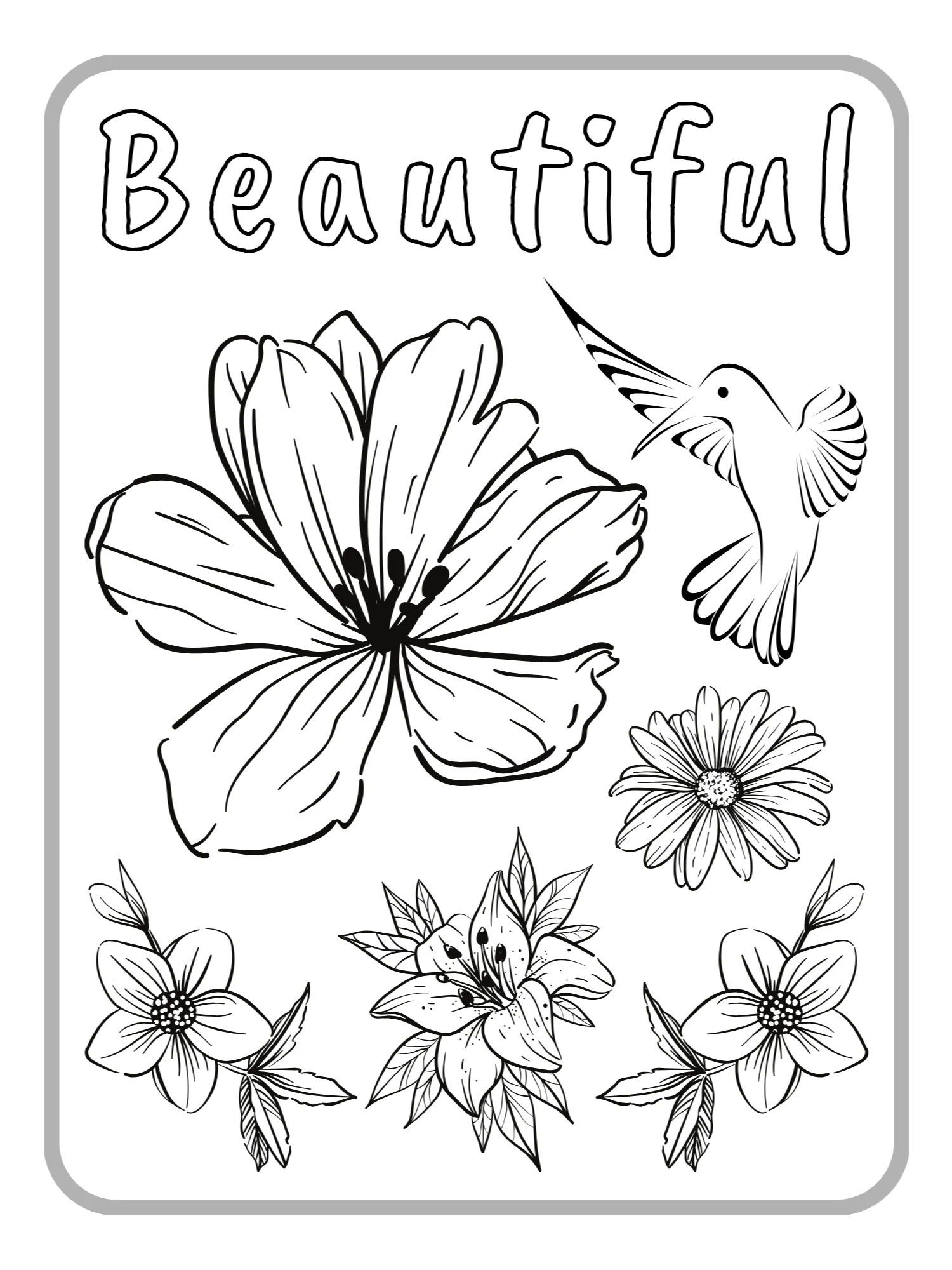 Inspirational Coloring Book (Digital PDF) product image (6)