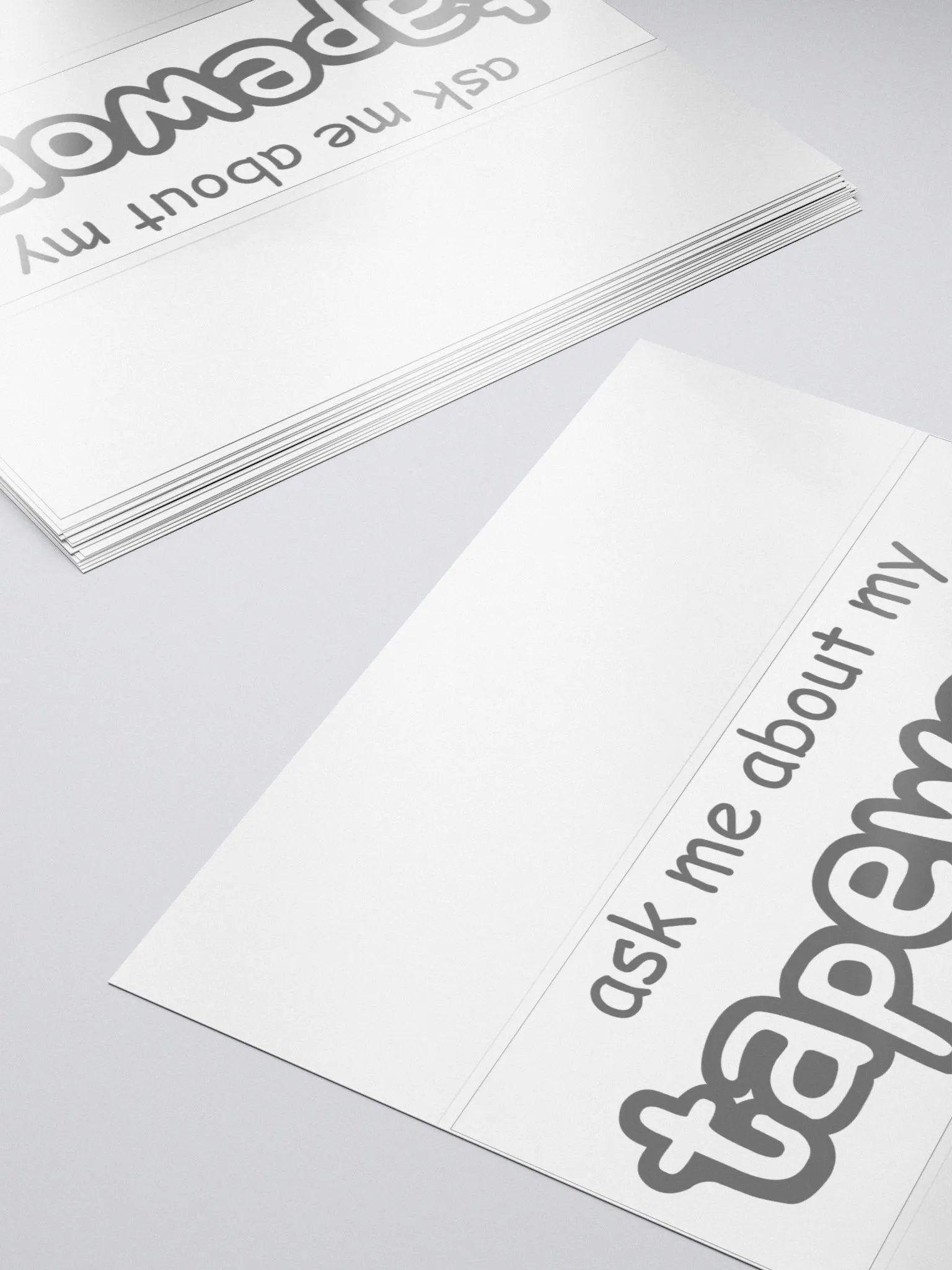 Ask me about my tapeworm bubble free stickers product image (5)