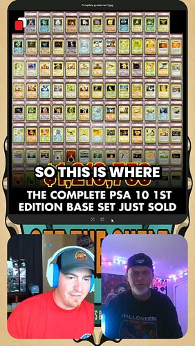 This Pokémon Set Sold for $1.2 MILLION 🤯

A complete 102-card first-edition Base Set—all PSA 10s. Would you keep it together ...