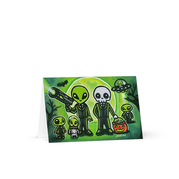 Alien Patrol Greeting Card product image (1)