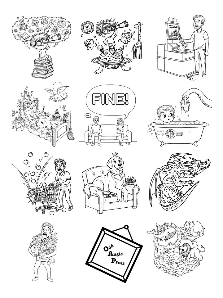 My Silly World: The DIY Printable Sticker Kit product image (1)
