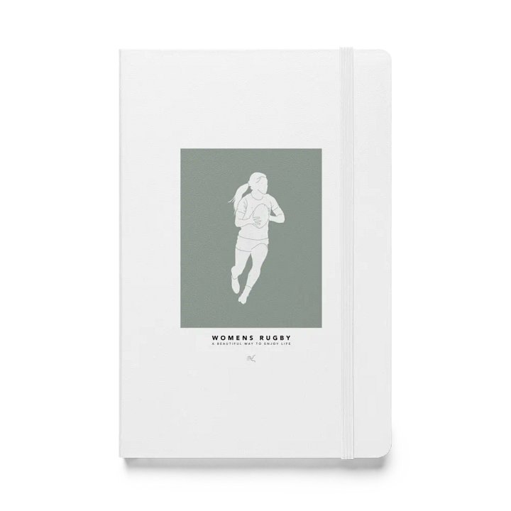 WOMENS RUGBY Hardcover Notebook "green" product image (1)