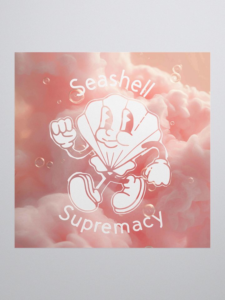 pink seashell sticker product image (3)