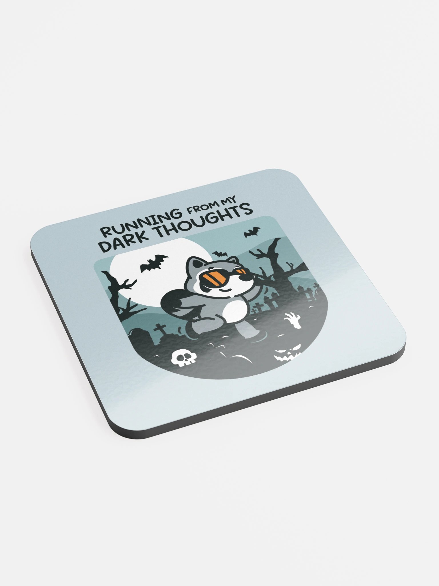 Running From My Dark Thoughts Coaster product image (2)