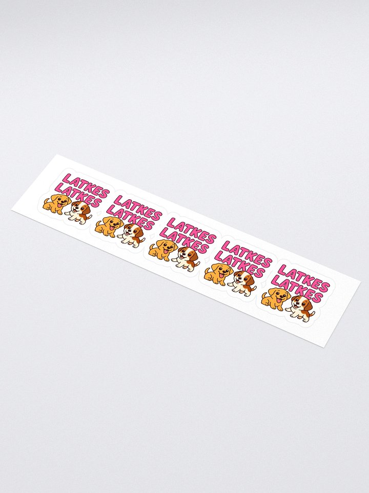 Latkes Latkes Kiss Cut Stickers (Set of 5) product image (1)