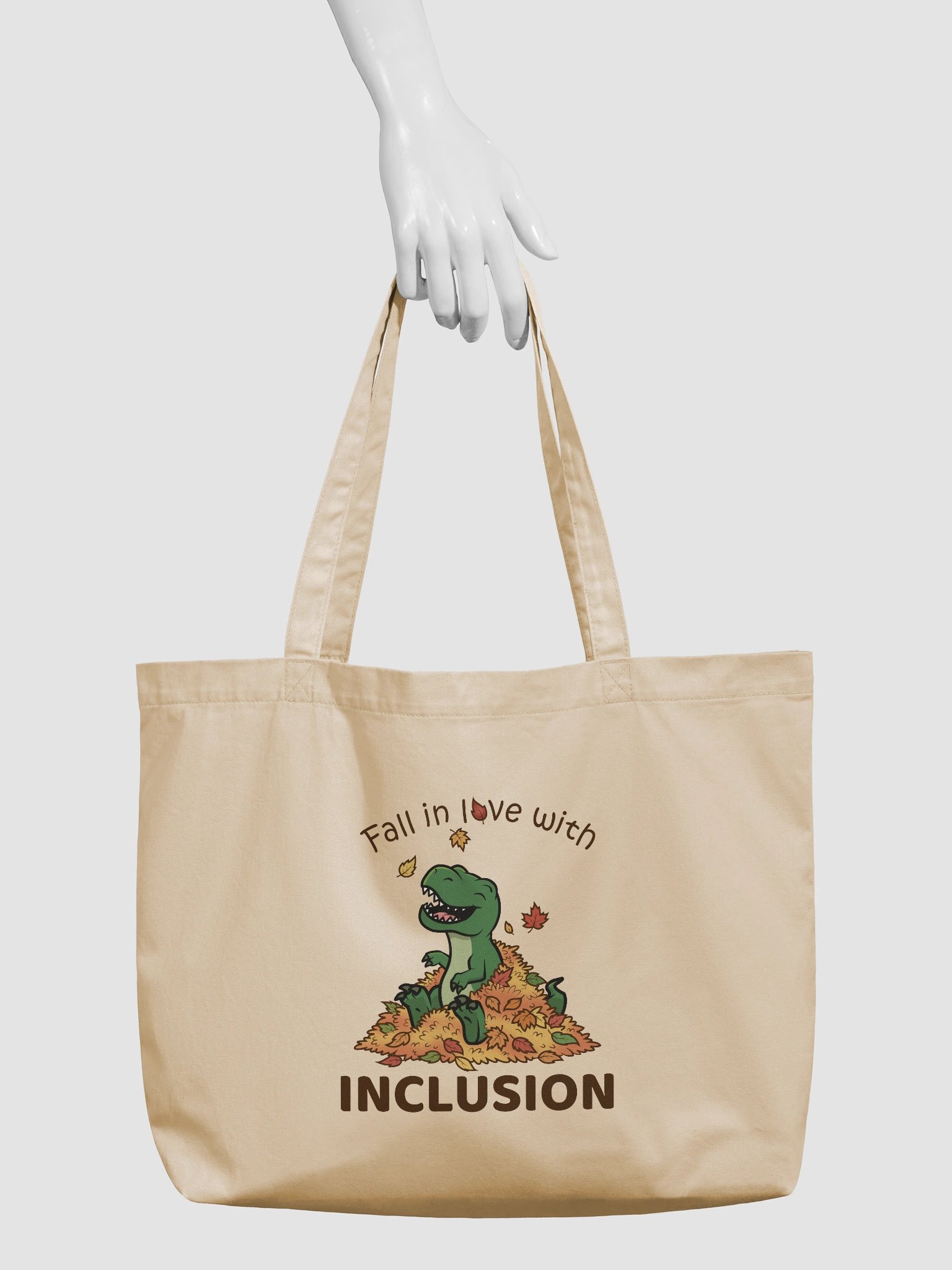 Fall in Love with Inclusion - Cotton Tote product image (3)