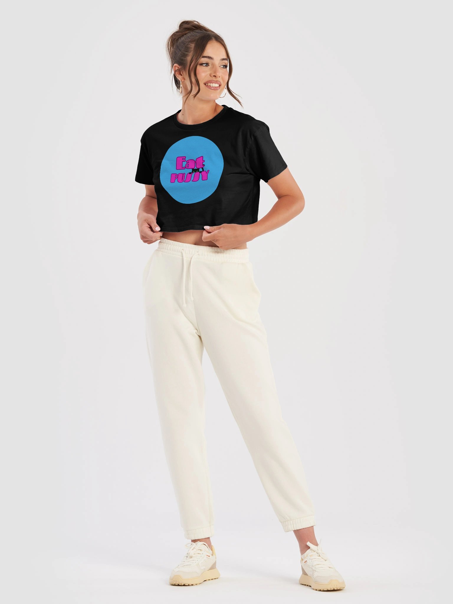 Eat P*ssy Circle Crop Top product image (3)
