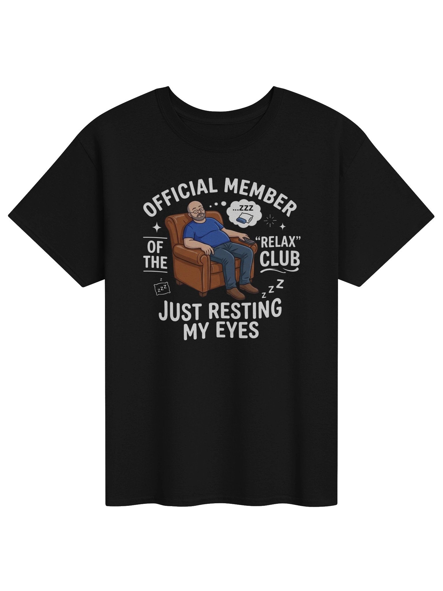 Official Member of Club Just Resting My Eyes Father's Day Tshirt product image (1)