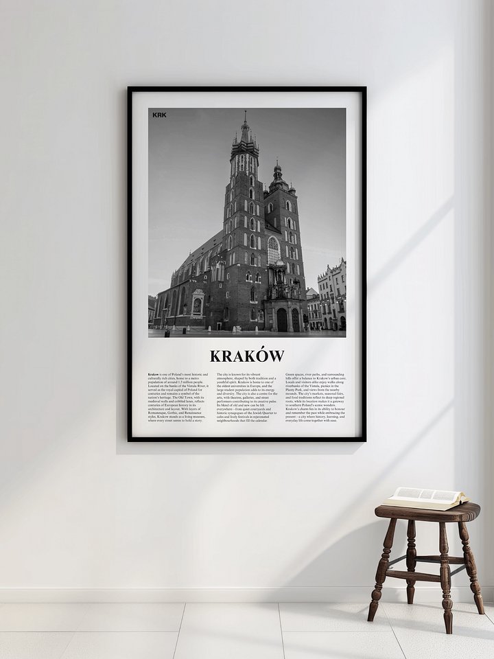 Krakow 01 Newspaper Poster product image (2)