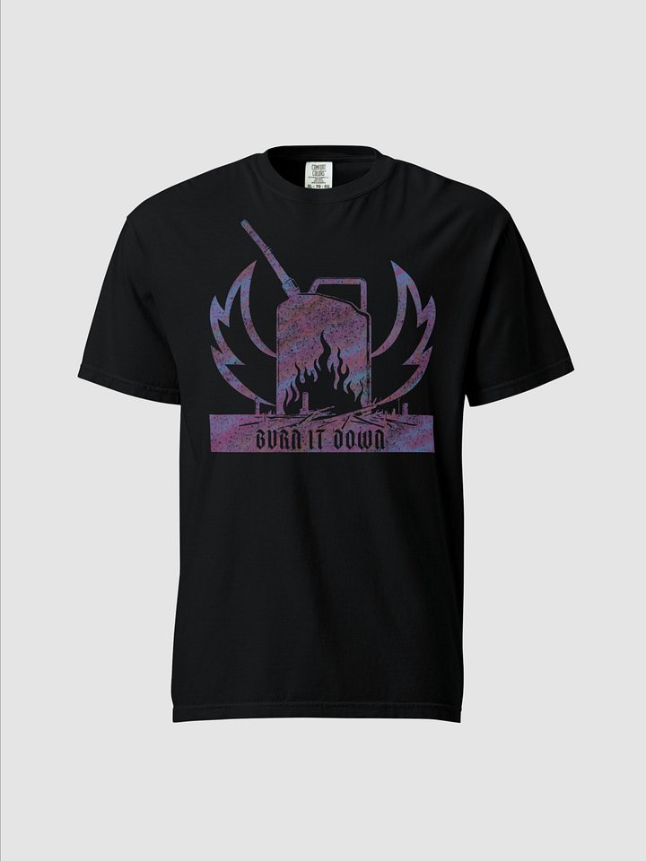 " Burn it down" Garment-Dyed Shirt product image (2)