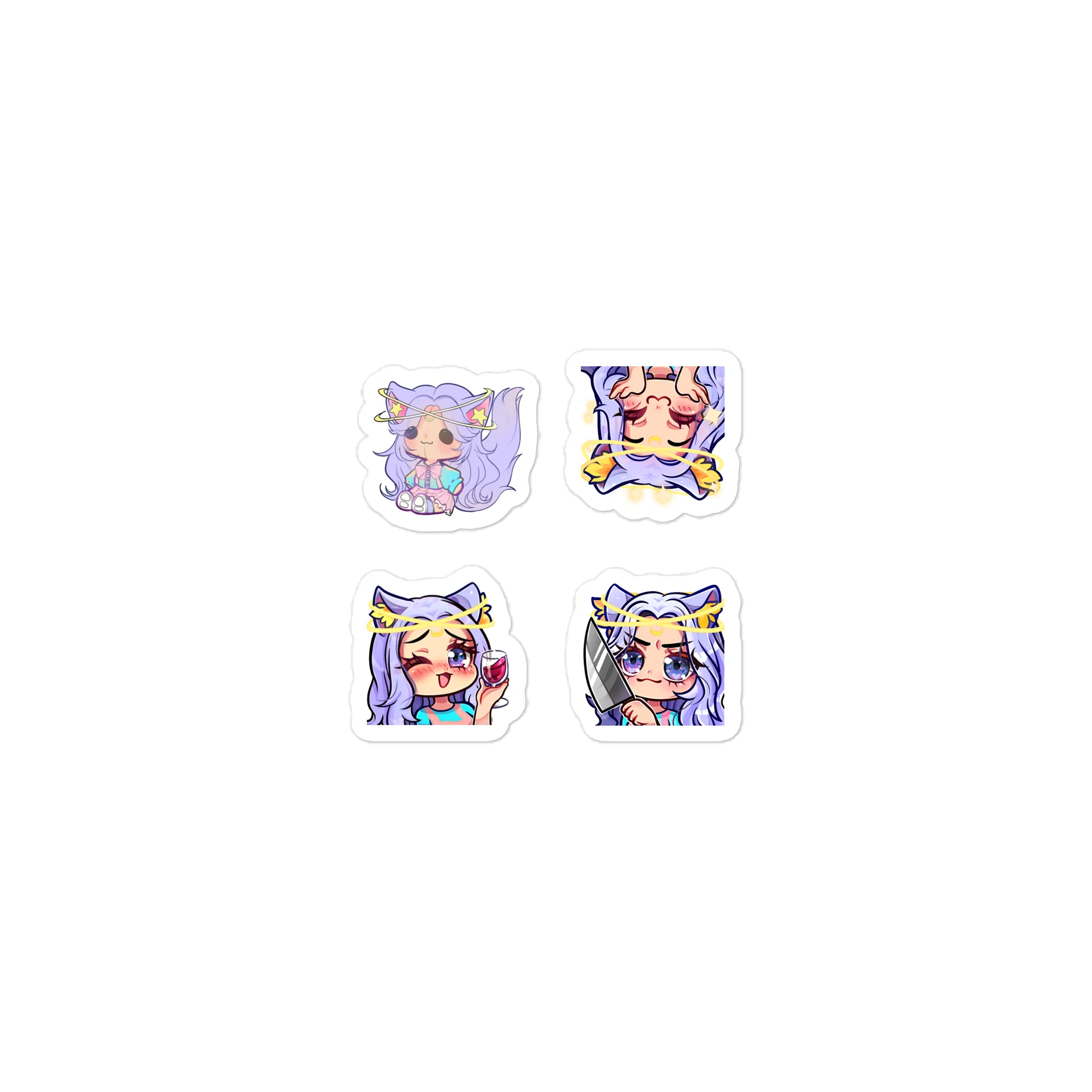 Euphorikitty Chibi Sticker Set product image (1)