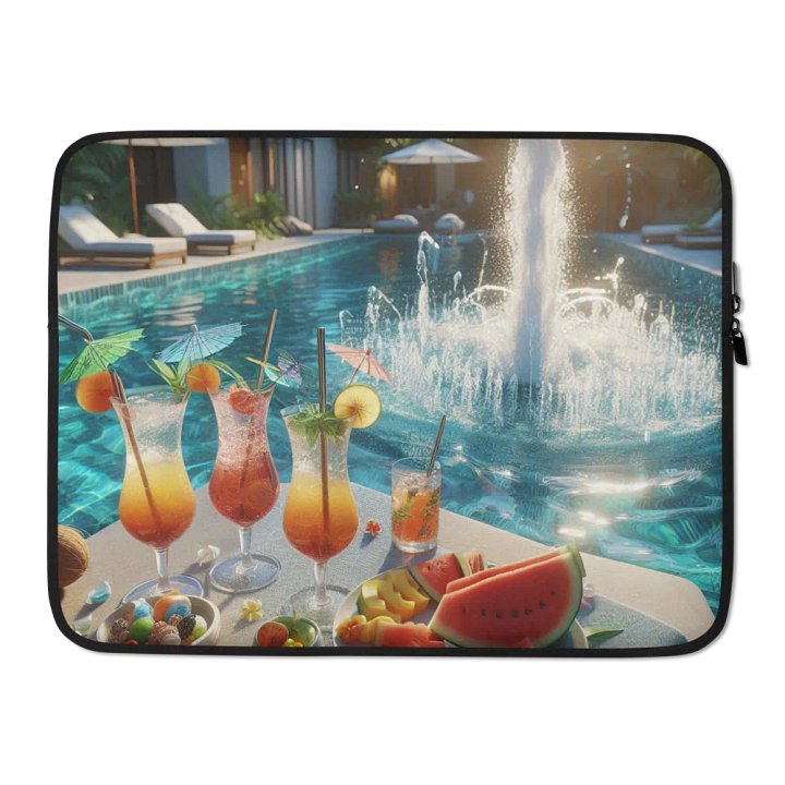 Tropical Paradise Laptop Sleeve | AI Design product image (2)