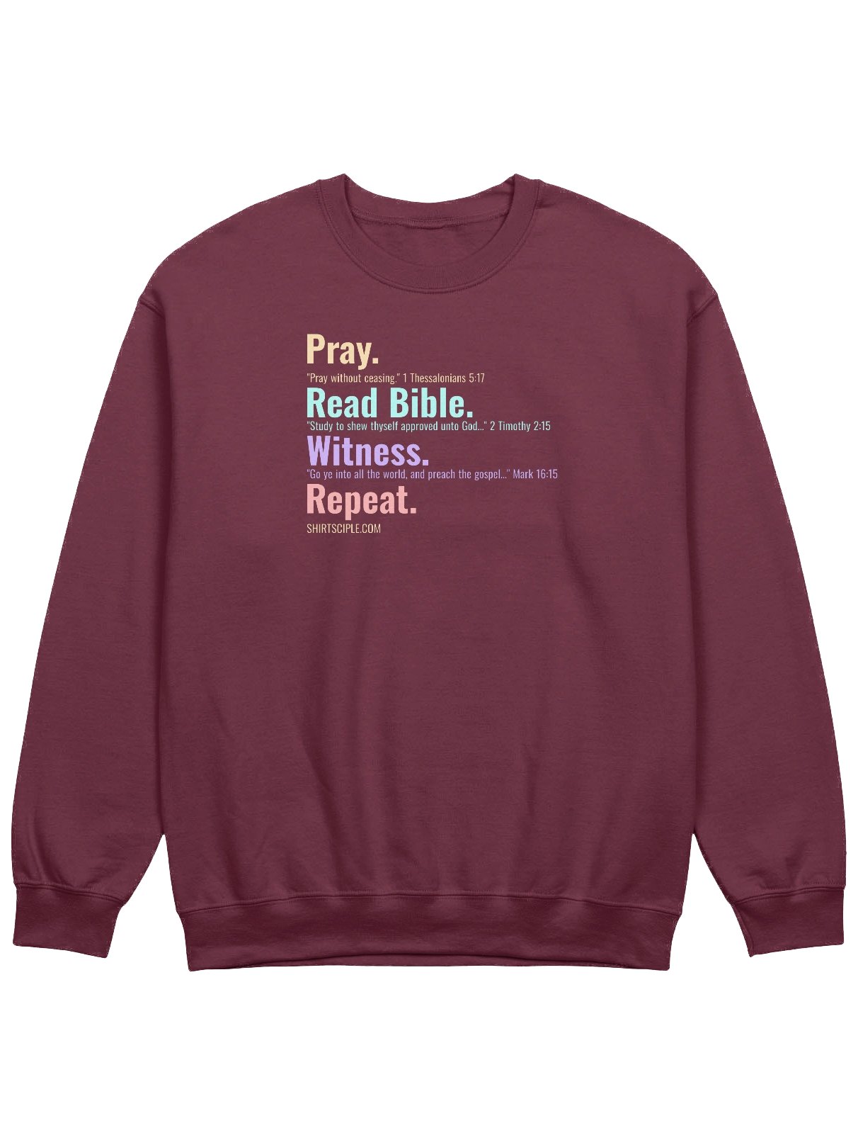 Pray Read Bible Witness Repeat Sweatshirt product image (9)