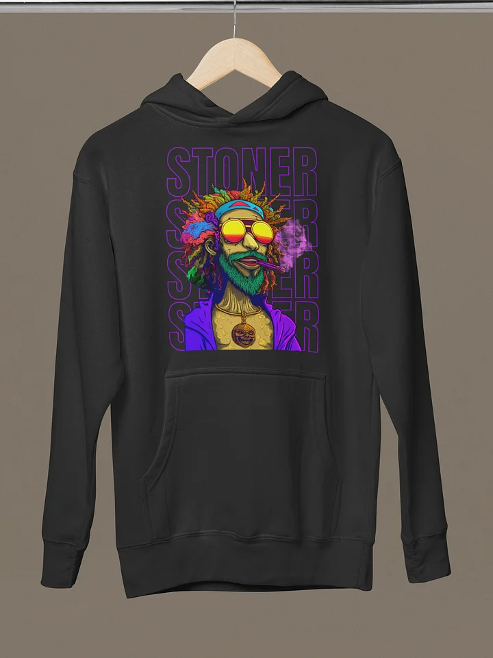 Psychedelic - Stoner Dude Cannabis Vibes - Premium Unisex Hoodie product image (2)
