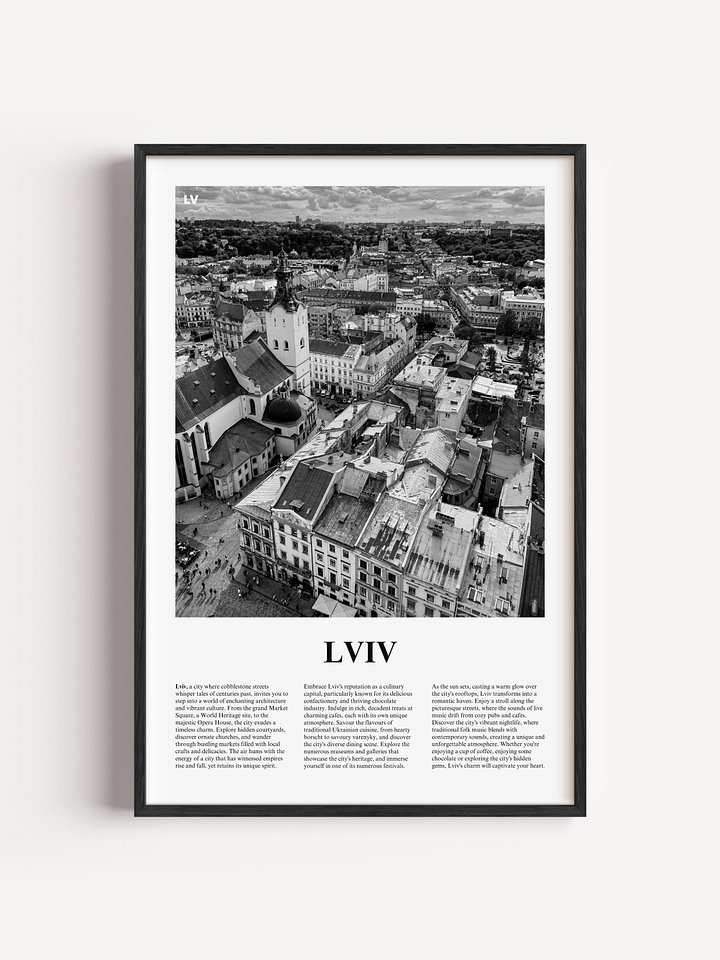 Lviv 01 Newspaper Poster product image (1)