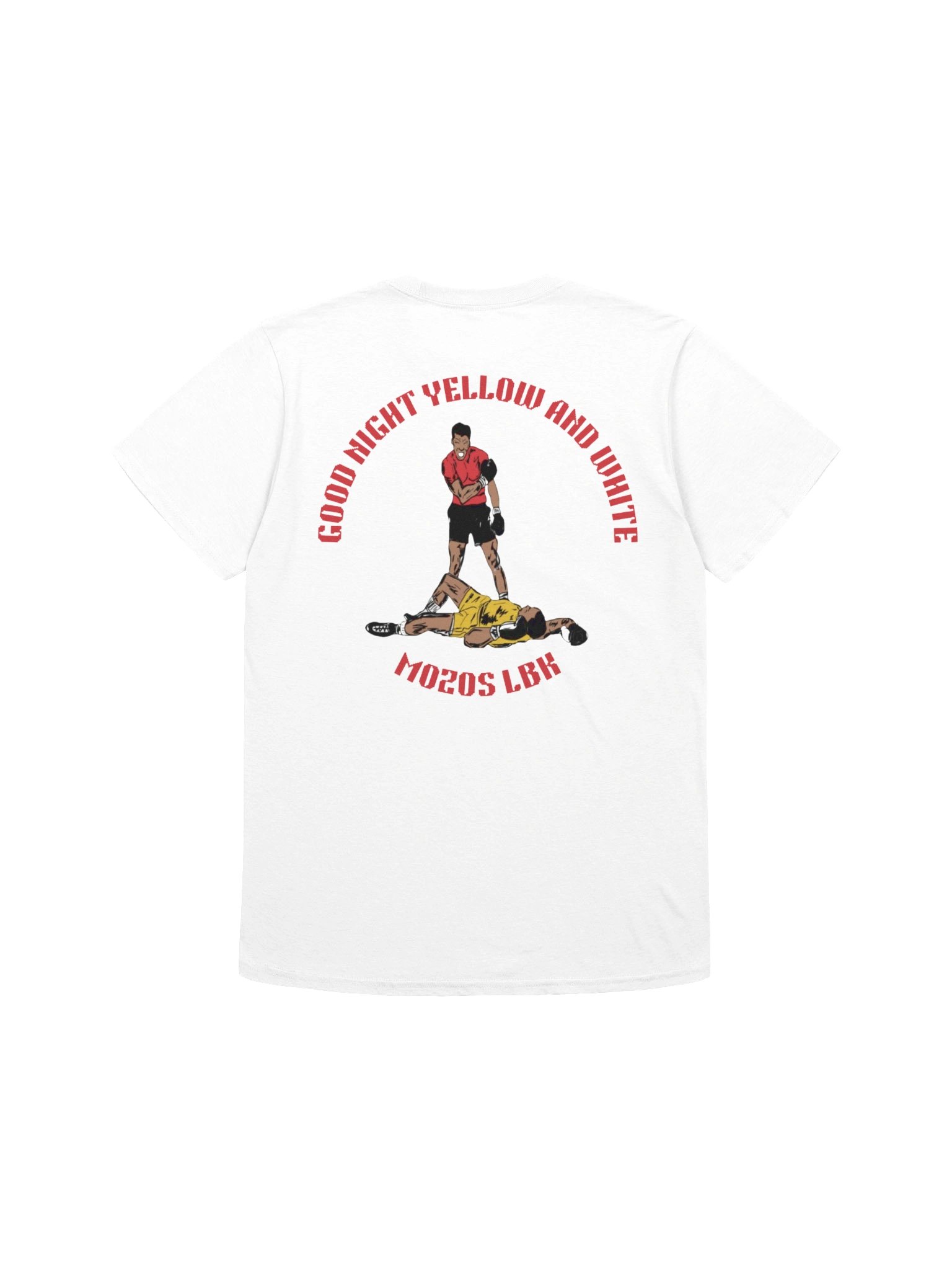 Good Night Yellow and White T-Shirt product image (2)