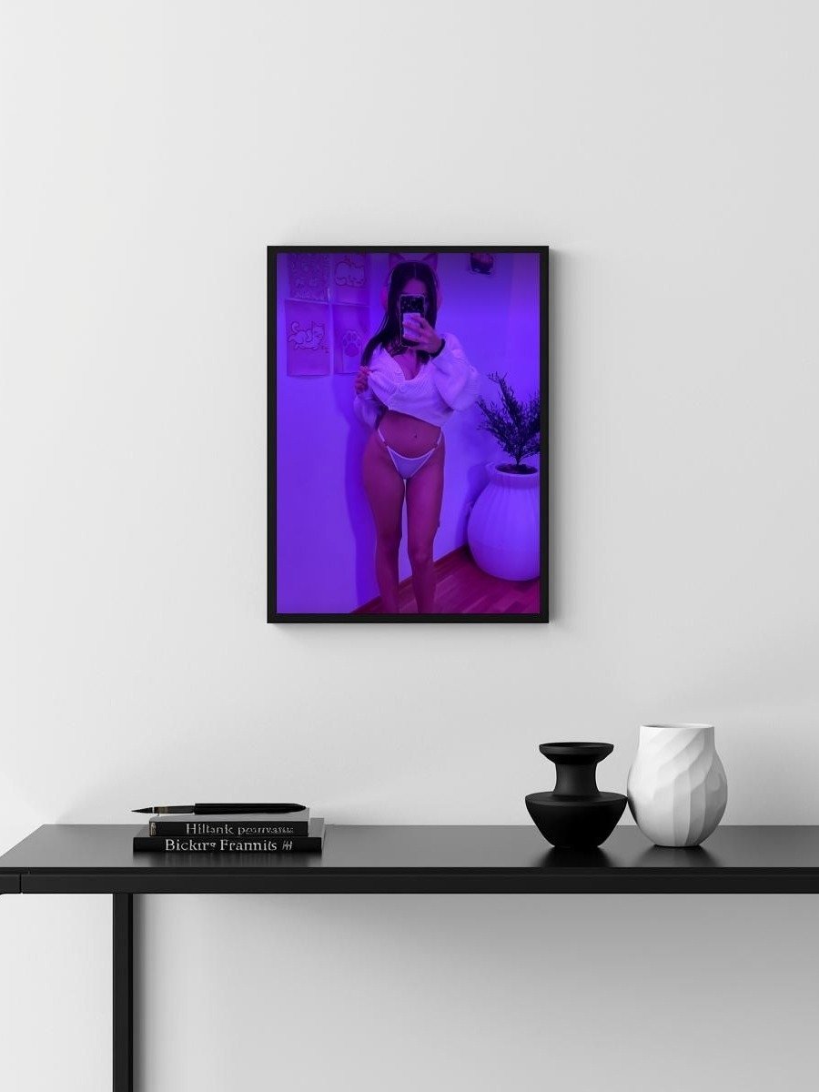 Cosplay Corner x Wavebunny.exe Metal Print | Purple Mirror Selfie 8x10 Metal Print product image (3)