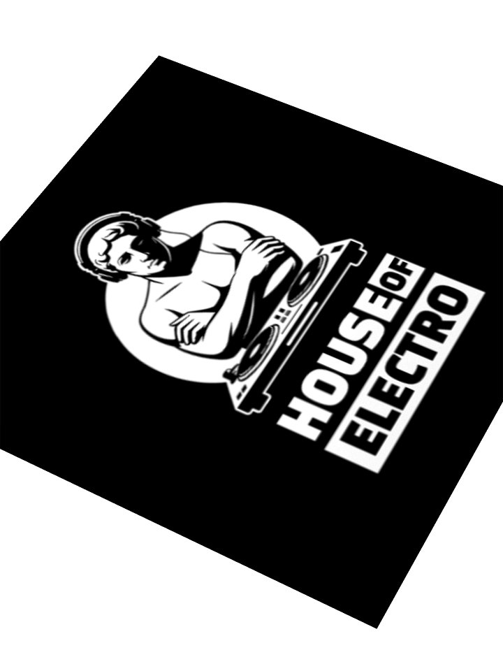 "House of Electro" Premium Matte Sticker | DJ & EDM Culture Accessory product image (1)