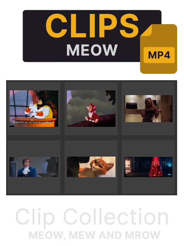 Clips: Meow (147x) product image (1)