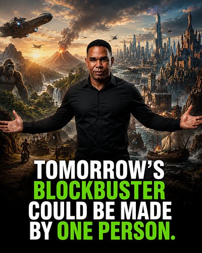 The future of filmmaking is changing fast.

What once took massive studios, giant crews, and endless budgets can now begin wi...