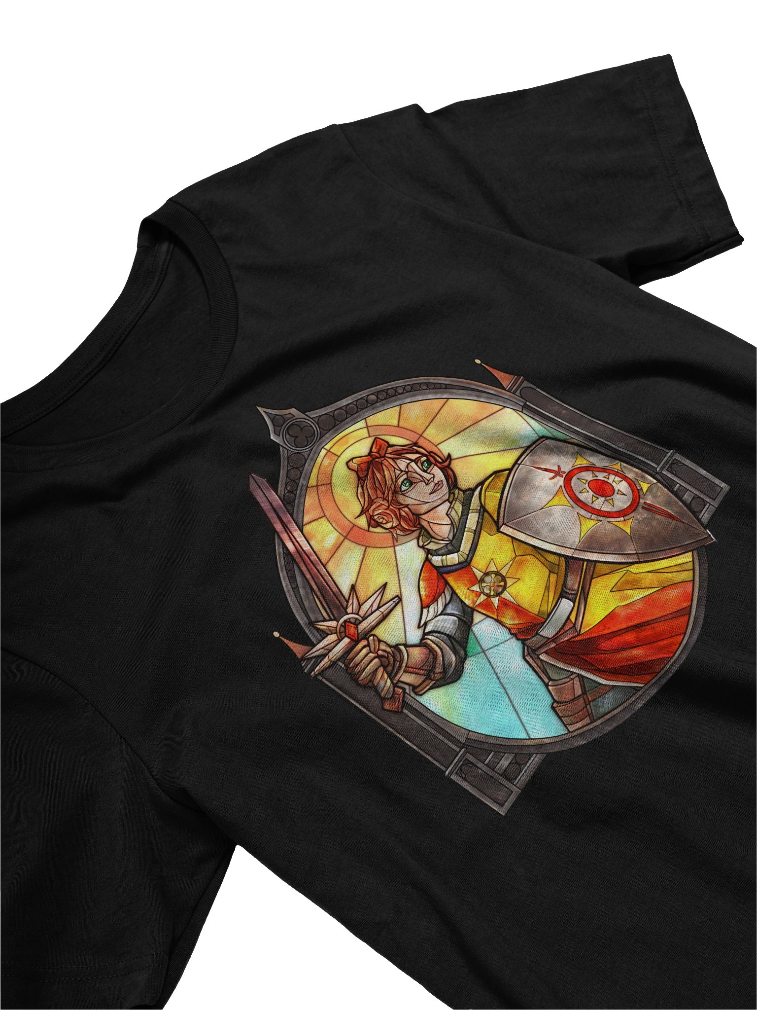Squire Lou of the Solar Knights (Torched RP) T-Shirt product image (11)