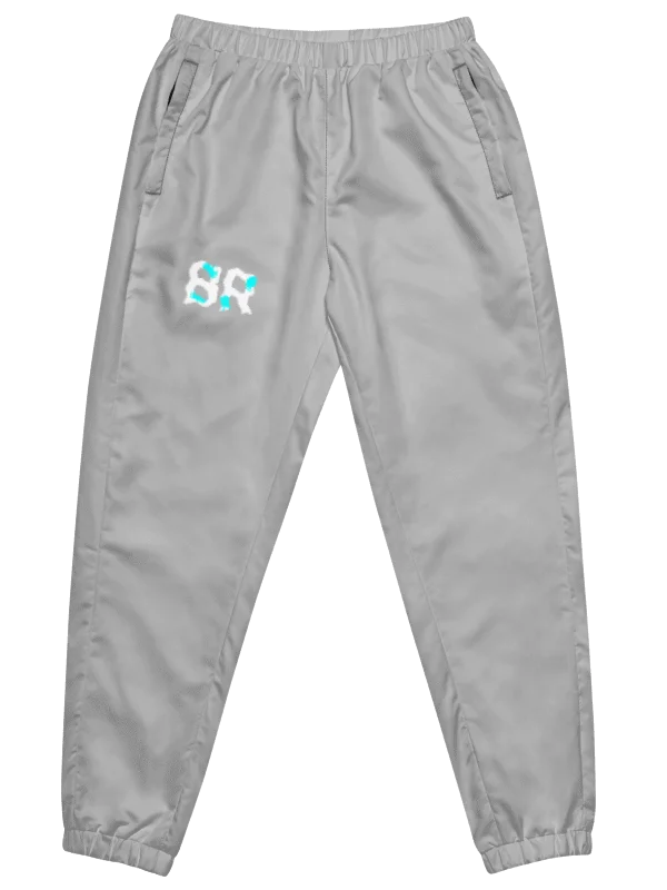 "BR WAVY" TRACK PANTS (SILVER) product image (1)