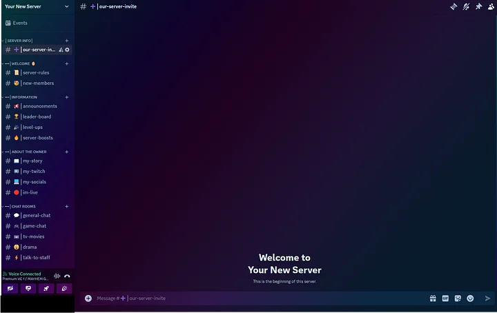 Discord Server for Streamers (Mayhem Inspired) product image (1)
