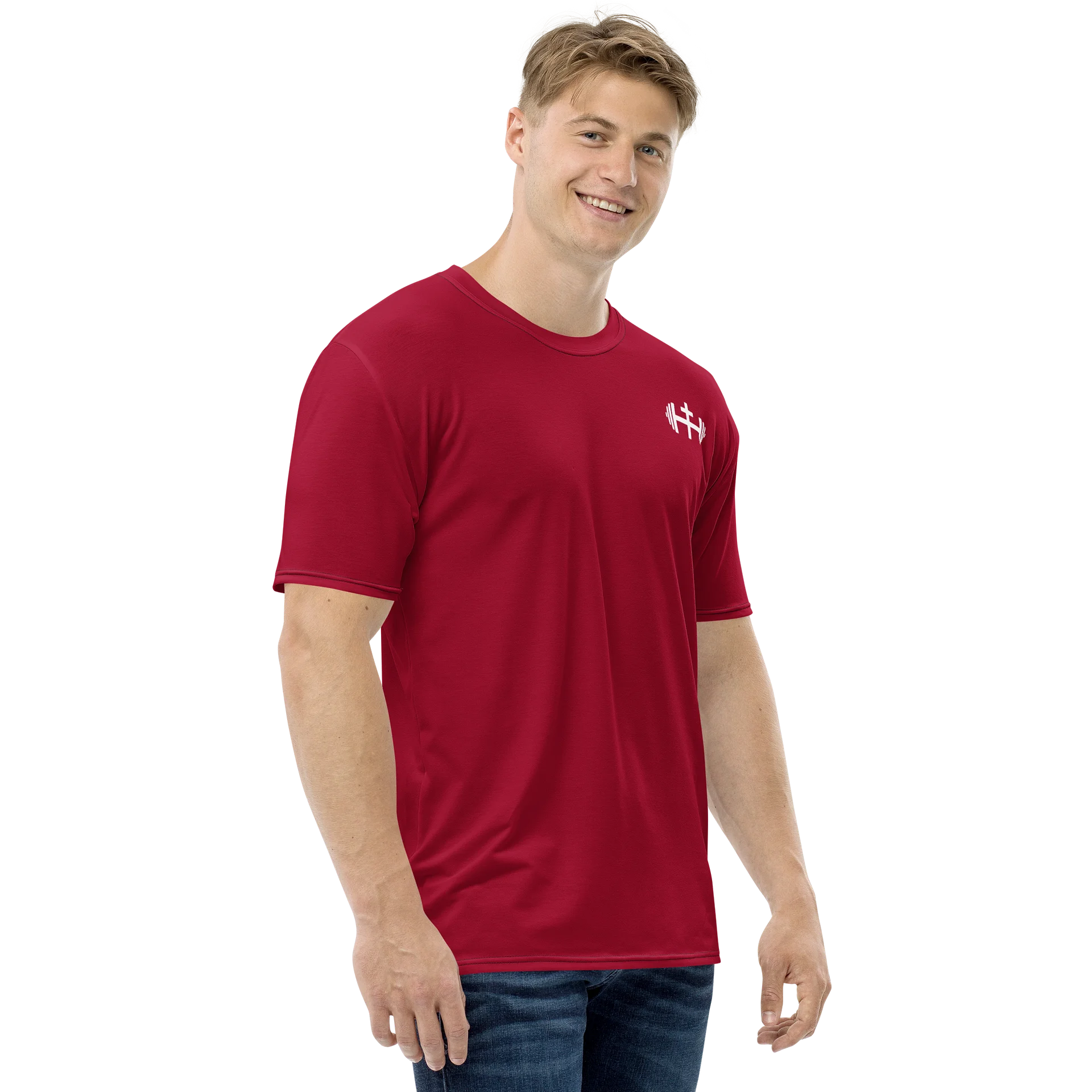 His House Mens Performance T-Shirt - Red product image (4)