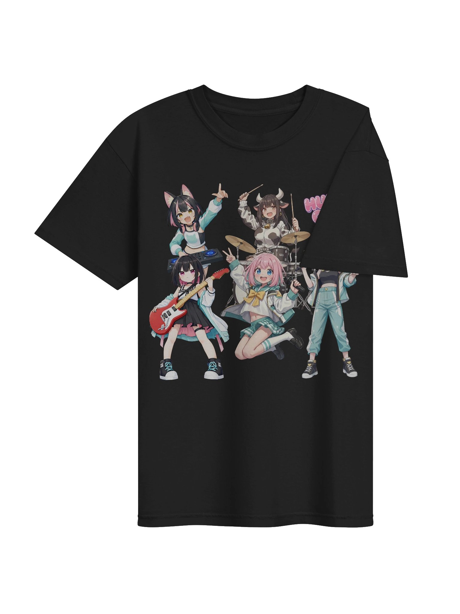 Hunny Club - Moeverse Band (Comfort Colors 1717 Garment-Dyed Heavyweight T-Shirt) product image (4)