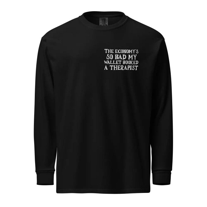 WALLET THERAPY LONG SLEEVE T-SHIRT product image (1)