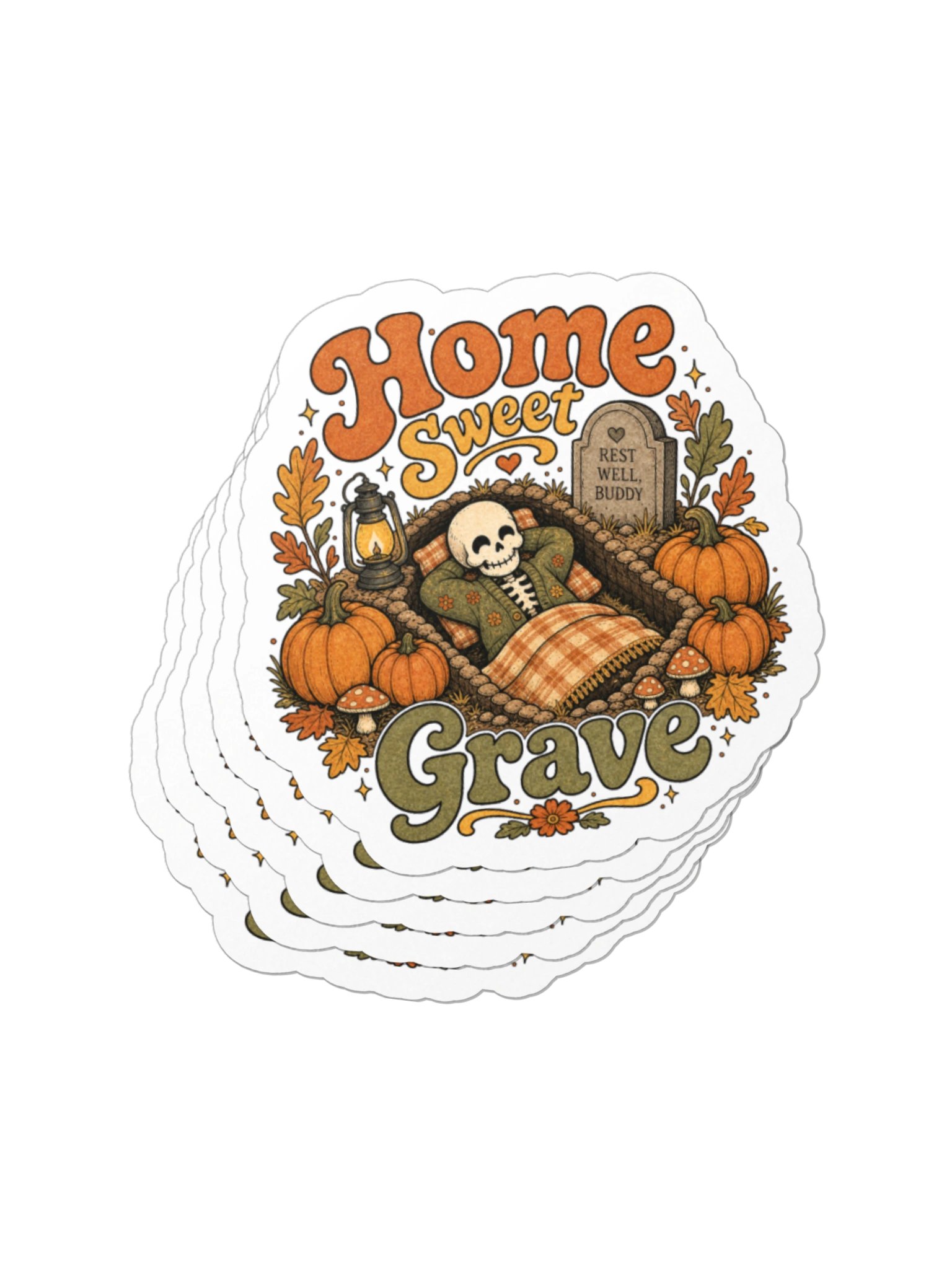 Home Sweet Grave Halloween Sticker product image (6)