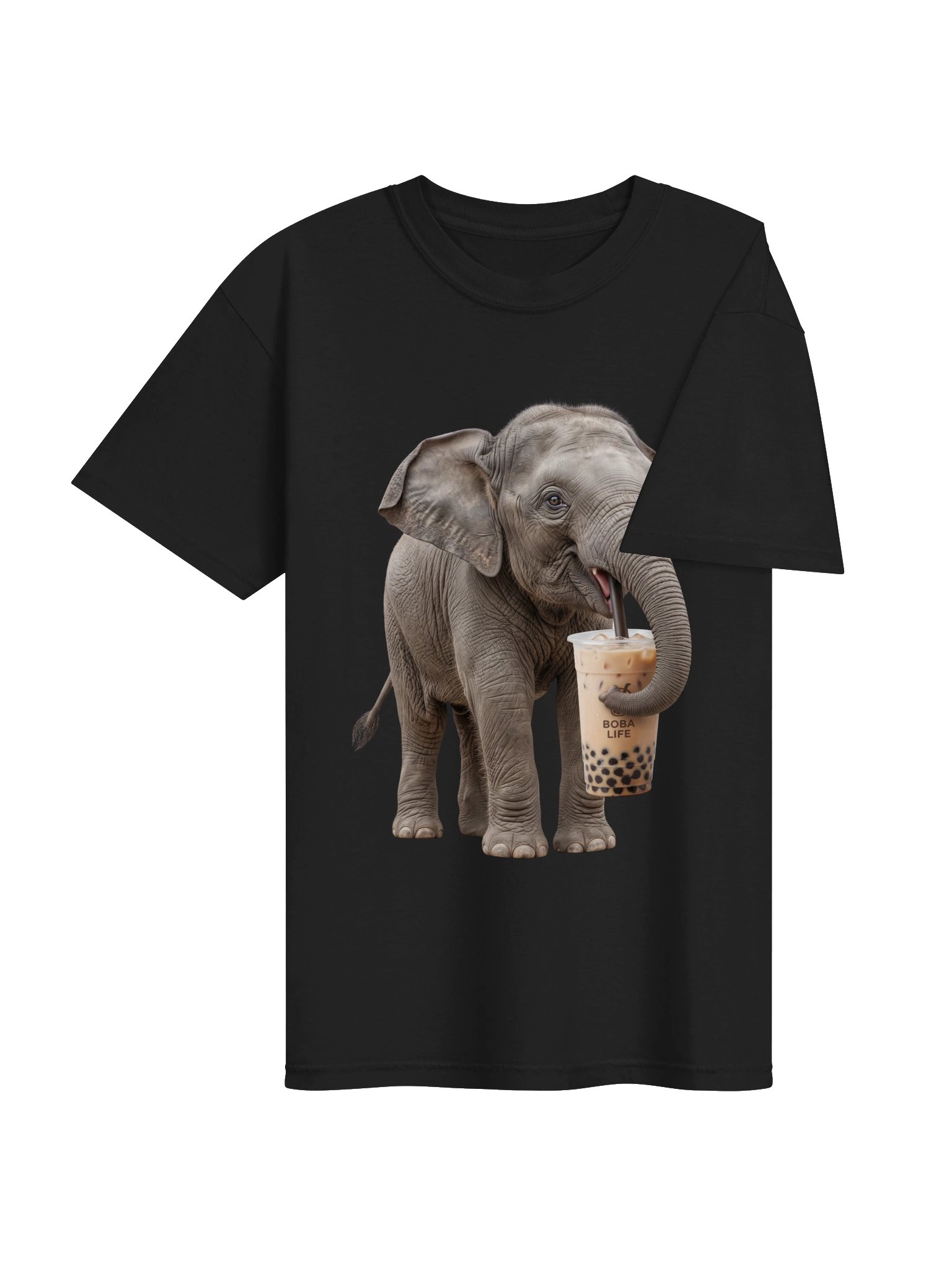 Boba Life Elephant Shirt - Cute Bubble Tea T-Shirt product image (45)