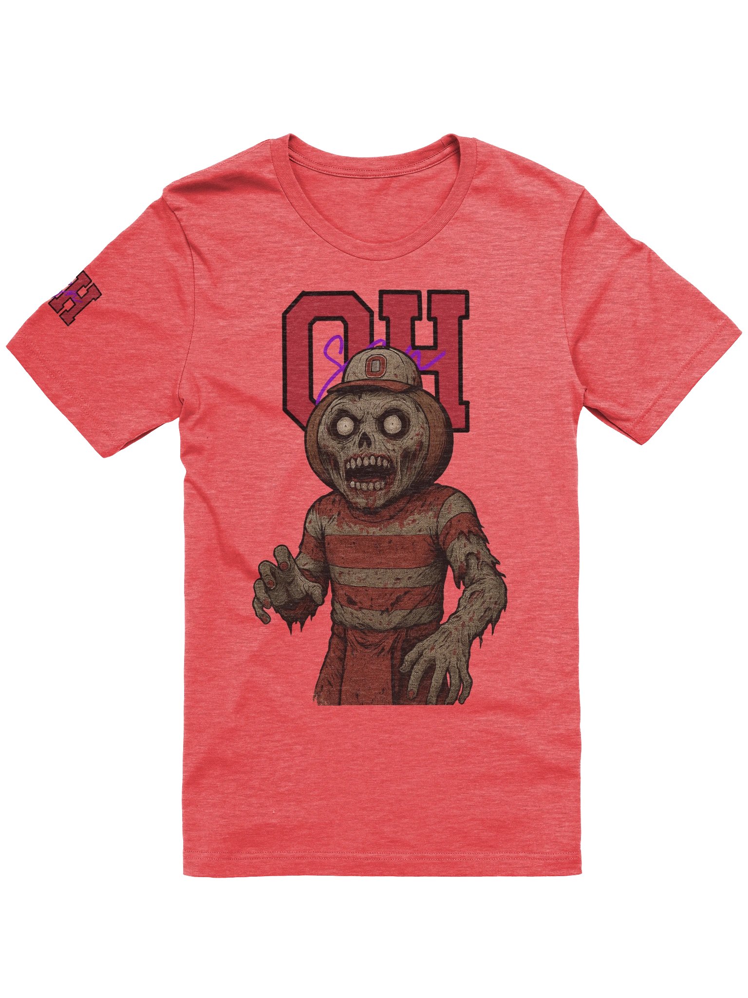 O-H-I-O Zombie shirt product image (1)
