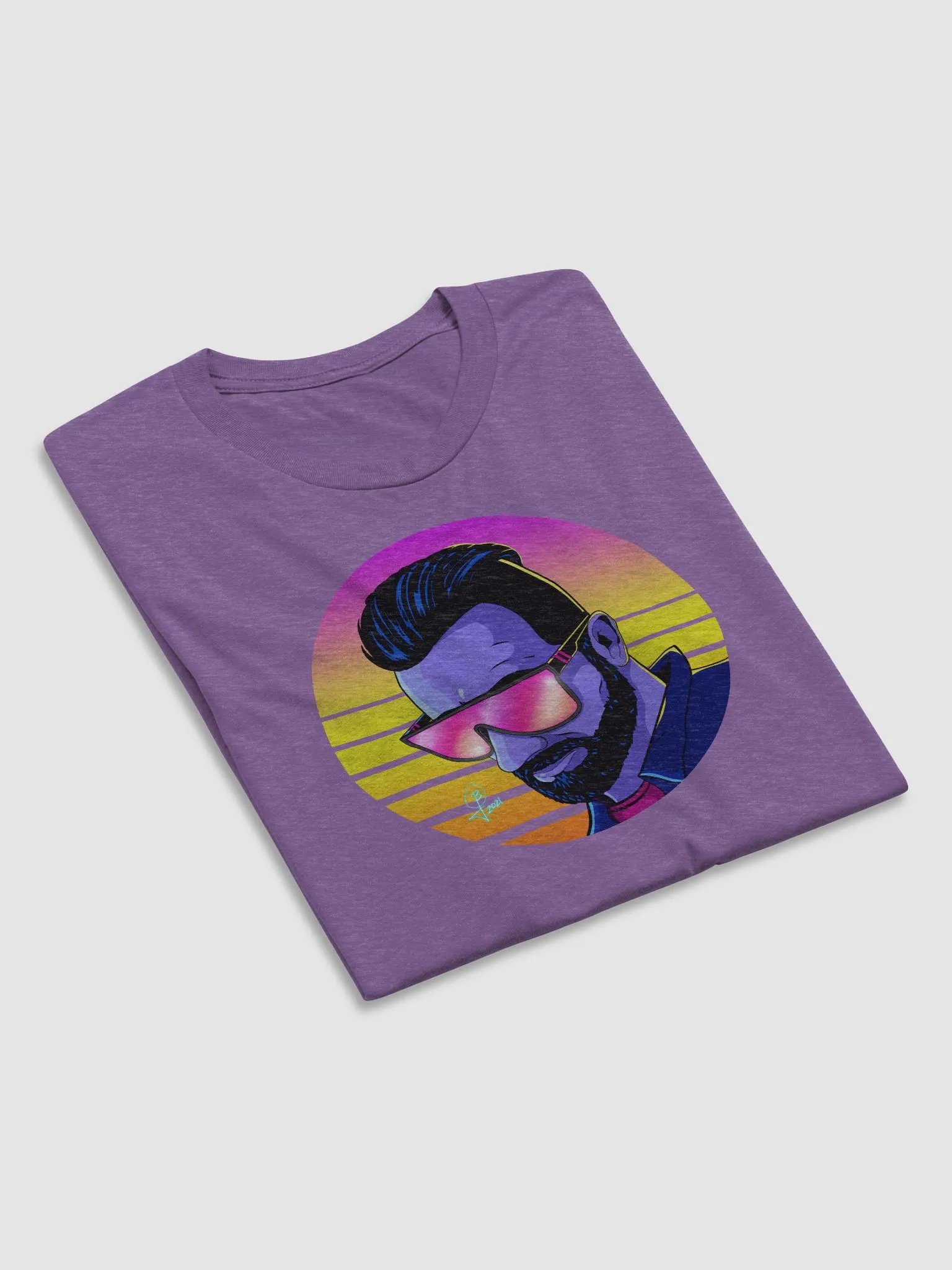 Retro Joe Synthwave Sunset Tee product image (6)