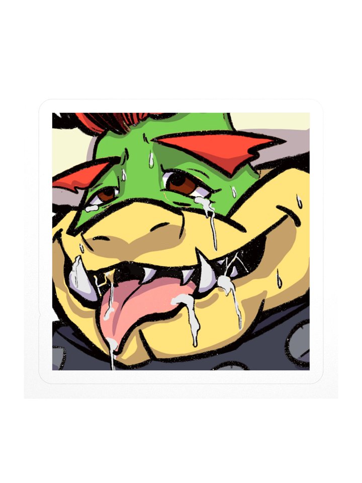 Bowser Horny Emote Sticker product image (1)