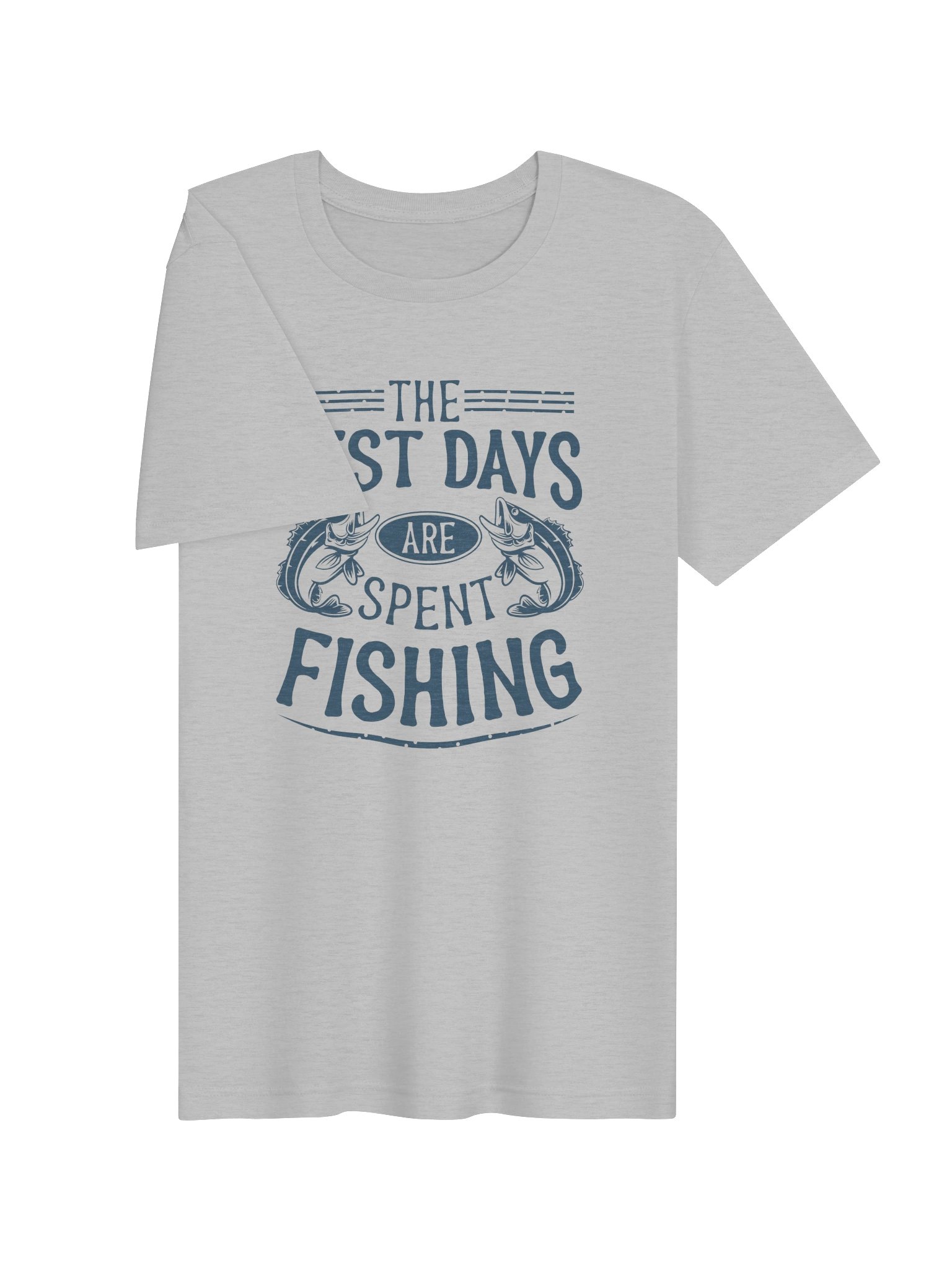 The Best Days Are Spent Fishing T-Shirt | Fisherman Gift Tee product image (10)