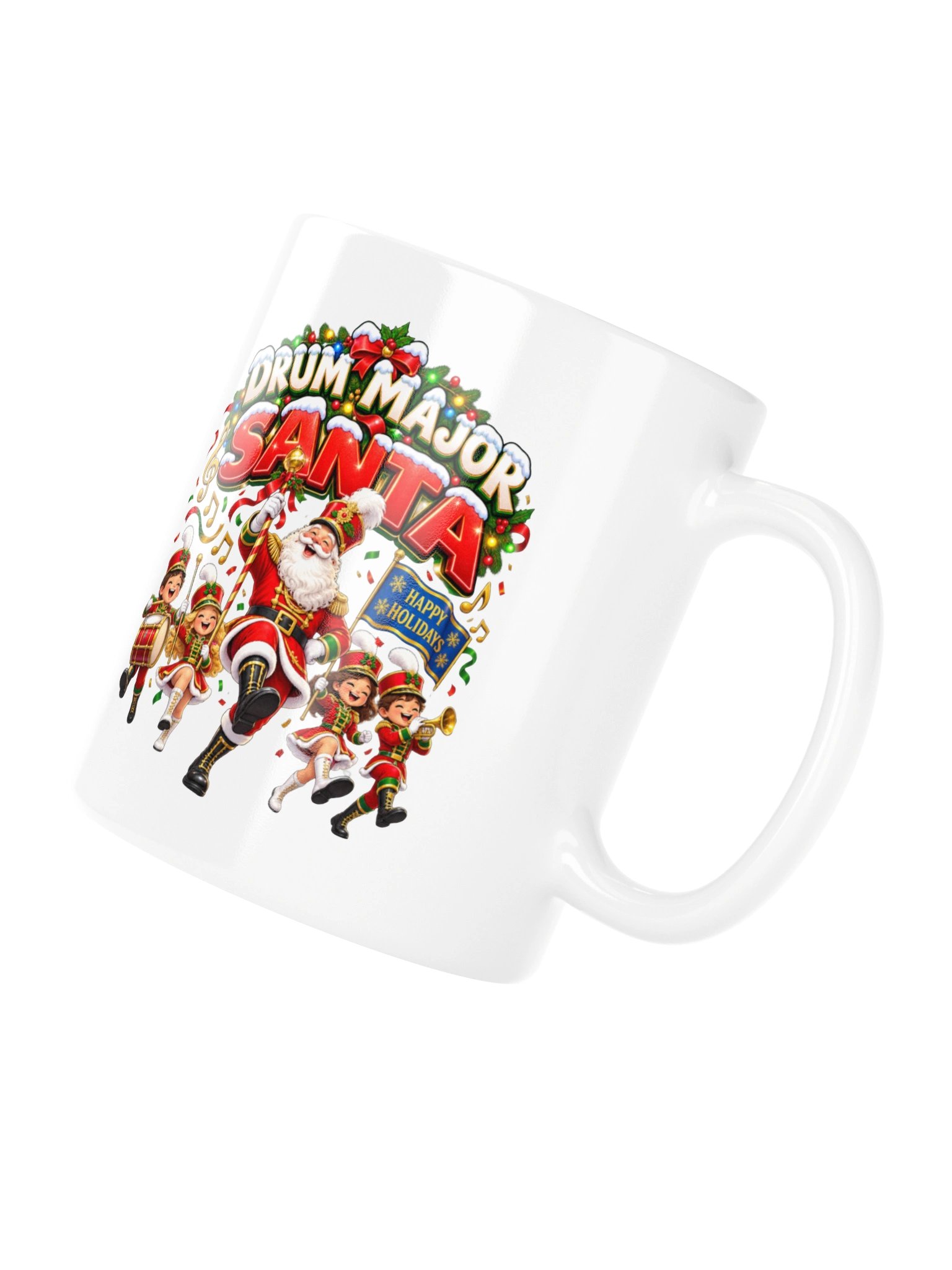 DRUM MAJOR SANTA — THE NORTH POLE MARCHING BAND - MUG product image (12)